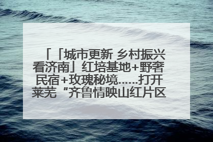「城市更新 乡村振兴看济南」红培基地+野奢民宿+玫瑰秘境……打开莱芜“齐鲁情映山红片区”的破圈秘籍
