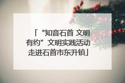 “知音石首 文明有约”文明实践活动走进石首市东升镇