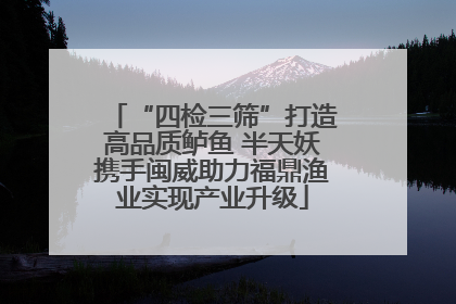 “四检三筛”打造高品质鲈鱼 半天妖携手闽威助力福鼎渔业实现产业升级