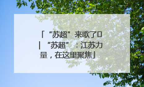 “苏超”来歌了⑪｜“苏超”：江苏力量，在这里聚焦