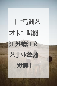 “马洲艺才卡”赋能江苏靖江文艺事业蓬勃发展