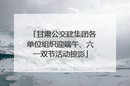 甘肃公交建集团各单位组织迎端午、六一双节活动掠影