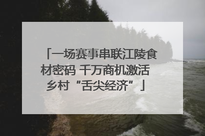 一场赛事串联江陵食材密码 千万商机激活乡村“舌尖经济”