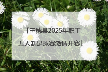 三穗县2025年职工五人制足球赛激情开赛