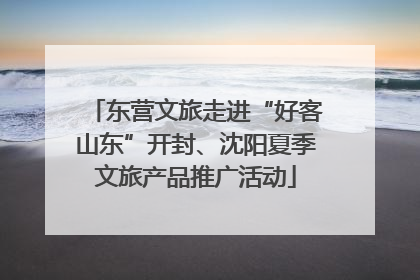东营文旅走进“好客山东”开封、沈阳夏季文旅产品推广活动