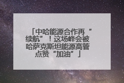 中哈能源合作再“续航”！这场峰会被哈萨克斯坦能源高管点赞“加油”