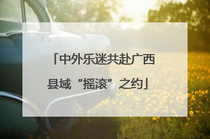 中外乐迷共赴广西县域“摇滚”之约