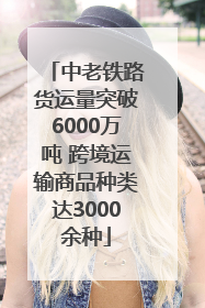 中老铁路货运量突破6000万吨 跨境运输商品种类达3000余种