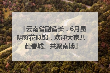 云南省副省长：6月昆明繁花似锦，欢迎大家共赴春城、共聚南博