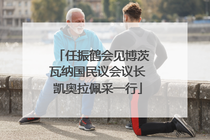 任振鹤会见博茨瓦纳国民议会议长凯奥拉佩采一行
