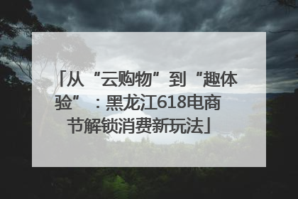 从“云购物”到“趣体验”：黑龙江618电商节解锁消费新玩法