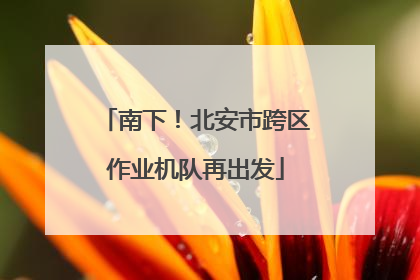 南下！北安市跨区作业机队再出发