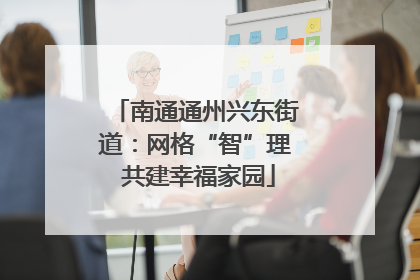 南通通州兴东街道：网格“智”理 共建幸福家园