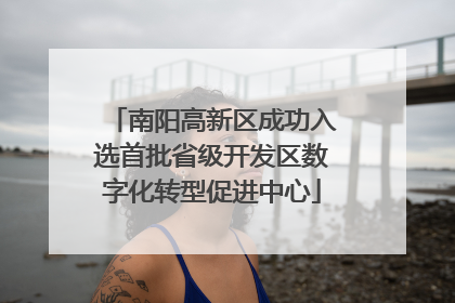南阳高新区成功入选首批省级开发区数字化转型促进中心