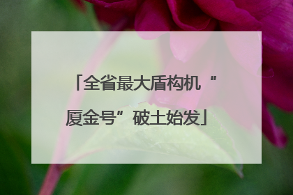 全省最大盾构机“厦金号”破土始发