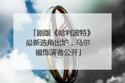 剧版《哈利波特》最新选角出炉，马尔福饰演者公开