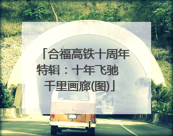 合福高铁十周年特辑：十年飞驰 千里画廊(图)