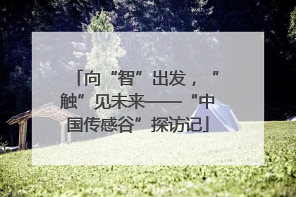 向“智”出发，“触”见未来——“中国传感谷”探访记