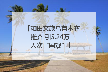 和田文旅乌鲁木齐推介 引5.24万人次“围观”