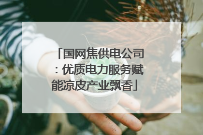 国网焦供电公司：优质电力服务赋能凉皮产业飘香