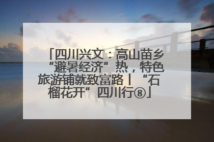 四川兴文：高山苗乡“避暑经济”热，特色旅游铺就致富路丨“石榴花开”四川行⑧