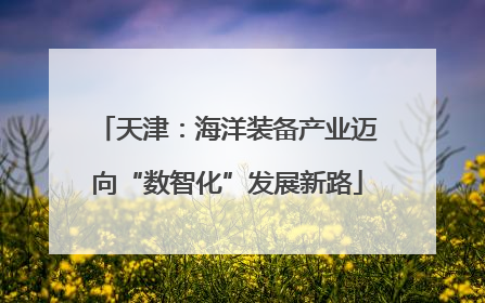 天津：海洋装备产业迈向“数智化”发展新路