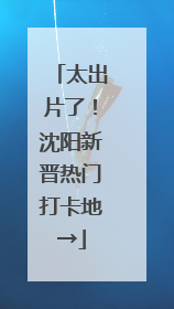 太出片了！沈阳新晋热门打卡地→