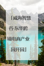 威海智慧谷·东华跨境电商产业园开园