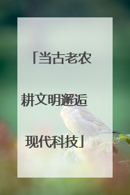 当古老农耕文明邂逅现代科技