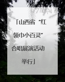 山西省“红领巾小百灵”合唱展演活动举行