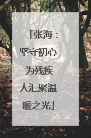 张海：坚守初心 为残疾人汇聚温暖之光