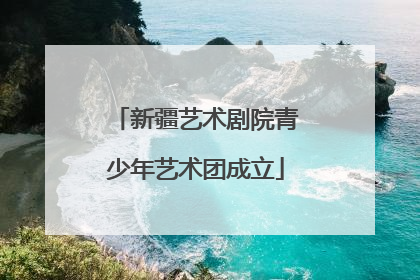 新疆艺术剧院青少年艺术团成立
