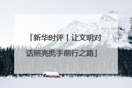 新华时评丨让文明对话照亮携手前行之路
