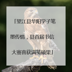 望江县华阳学子笔墨传情，县首届书信大赛喜获满笺硕果