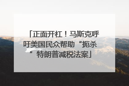 正面开杠！马斯克呼吁美国民众帮助“扼杀”特朗普减税法案