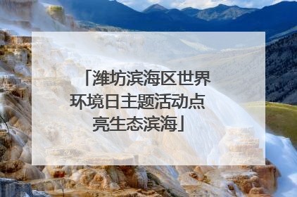 潍坊滨海区世界环境日主题活动点亮生态滨海