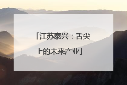江苏泰兴：舌尖上的未来产业