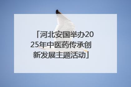 河北安国举办2025年中医药传承创新发展主题活动