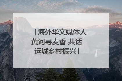 海外华文媒体人黄河寻麦香 共话运城乡村振兴