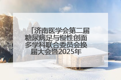 济南医学会第二届糖尿病足与慢性创面多学科联合委员会换届大会暨2025年学术年会成功举行