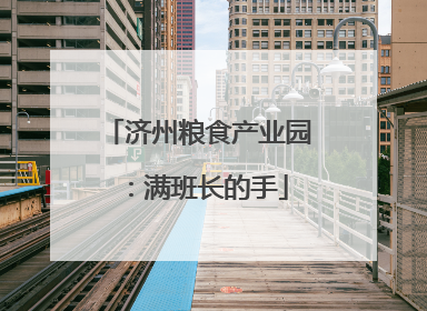 济州粮食产业园：满班长的手