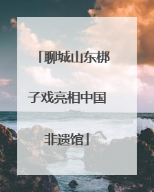 聊城山东梆子戏亮相中国非遗馆