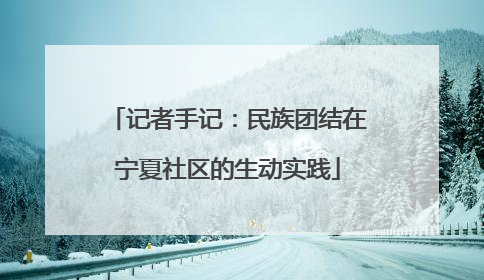 记者手记：民族团结在宁夏社区的生动实践