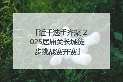 近千选手齐聚 2025居庸关长城徒步挑战赛开赛