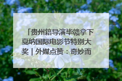 贵州籍导演毕赣拿下戛纳国际电影节特别大奖｜外媒点赞：奇妙而广阔的纯粹电影梦