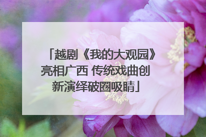 越剧《我的大观园》亮相广西 传统戏曲创新演绎破圈吸睛