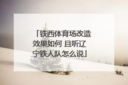 铁西体育场改造效果如何 且听辽宁铁人队怎么说