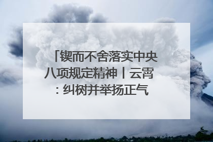 锲而不舍落实中央八项规定精神丨云霄：纠树并举扬正气 作风建设谱新章