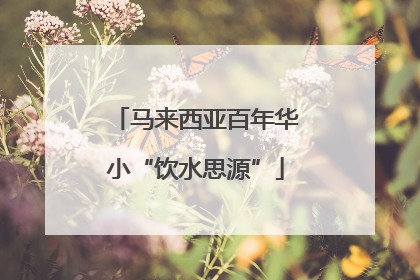 马来西亚百年华小“饮水思源”