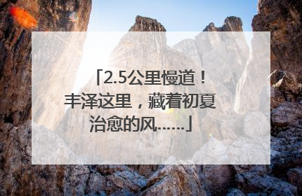 2.5公里慢道！丰泽这里，藏着初夏治愈的风……